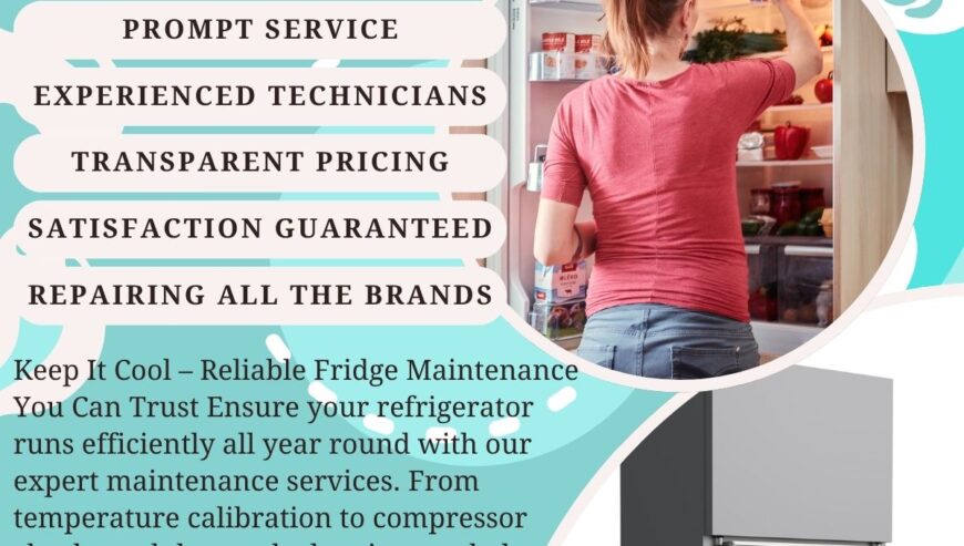 The best Refrigerator repair services in Dubai.