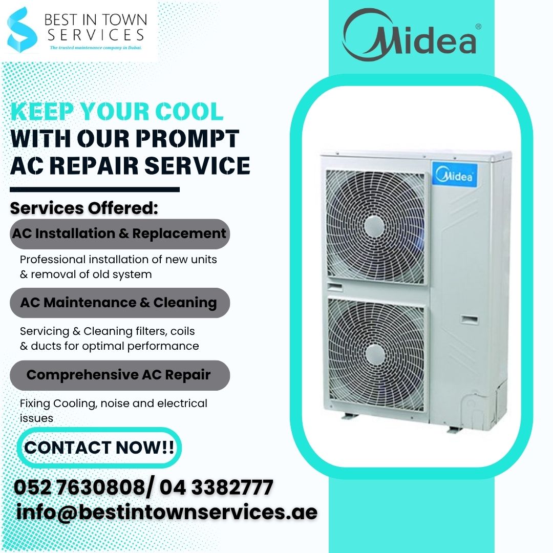 Best In Town Services – Midea AC Repair Services