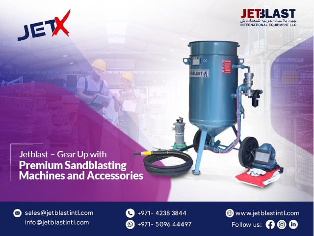Top Sandblasting Machine and Accessories by Jetblast for Industrial Applications