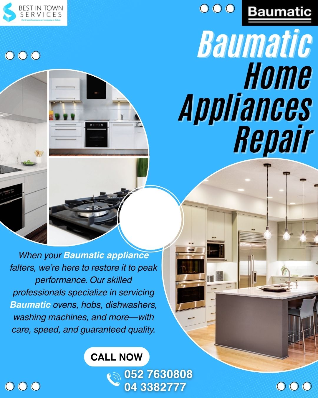 Best In Town Services – Baumatic Home Appliances Repair Services