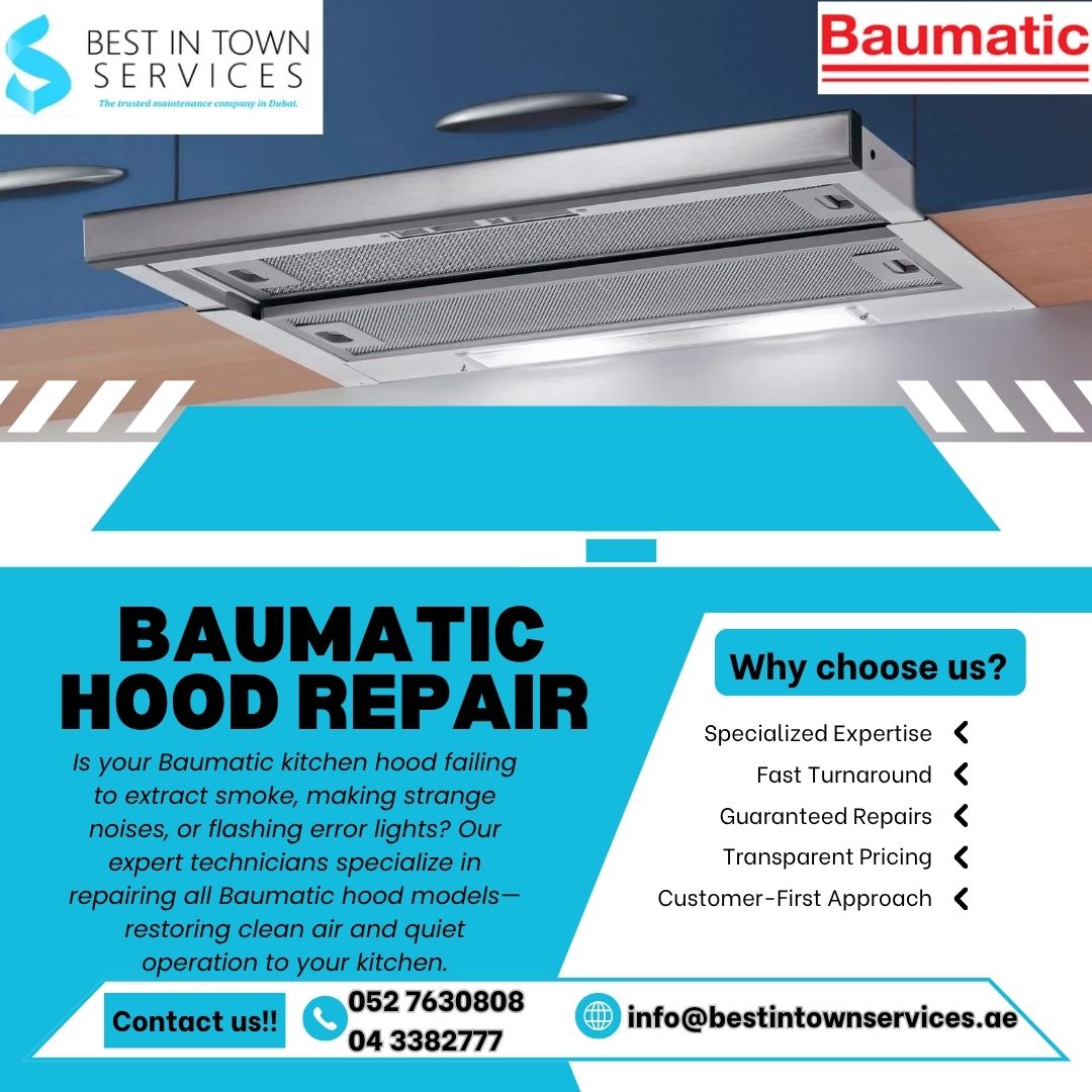 Best In Town Services – Baumatic Hood Repair Services