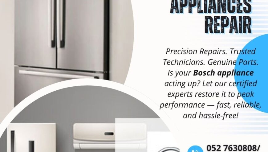 Best In Town Services – Bosch Home Appliances Repair Services