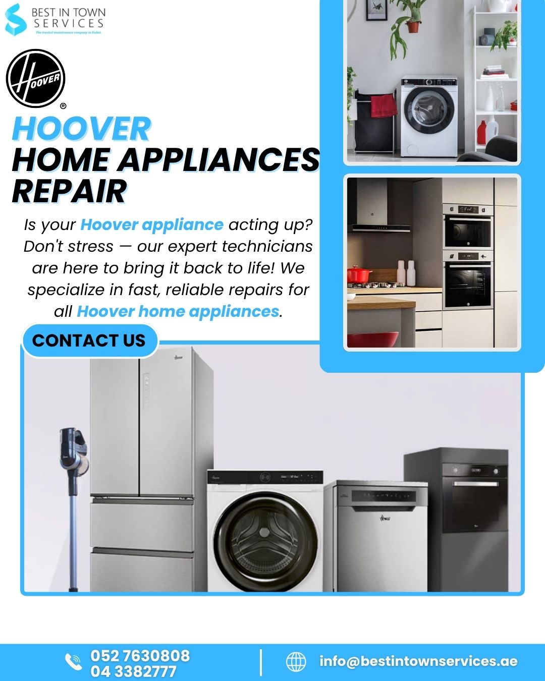 Best In Town Services – Hoover Home Appliances Repair Services