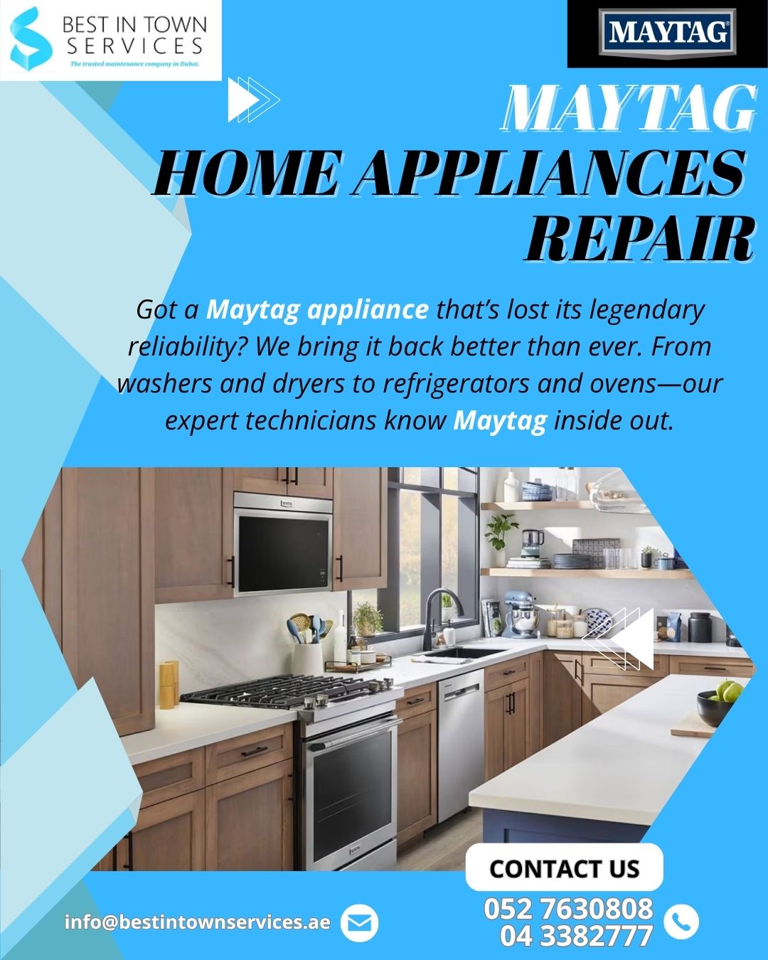 Best In Town Services – Maytag Home appliances Repair Services