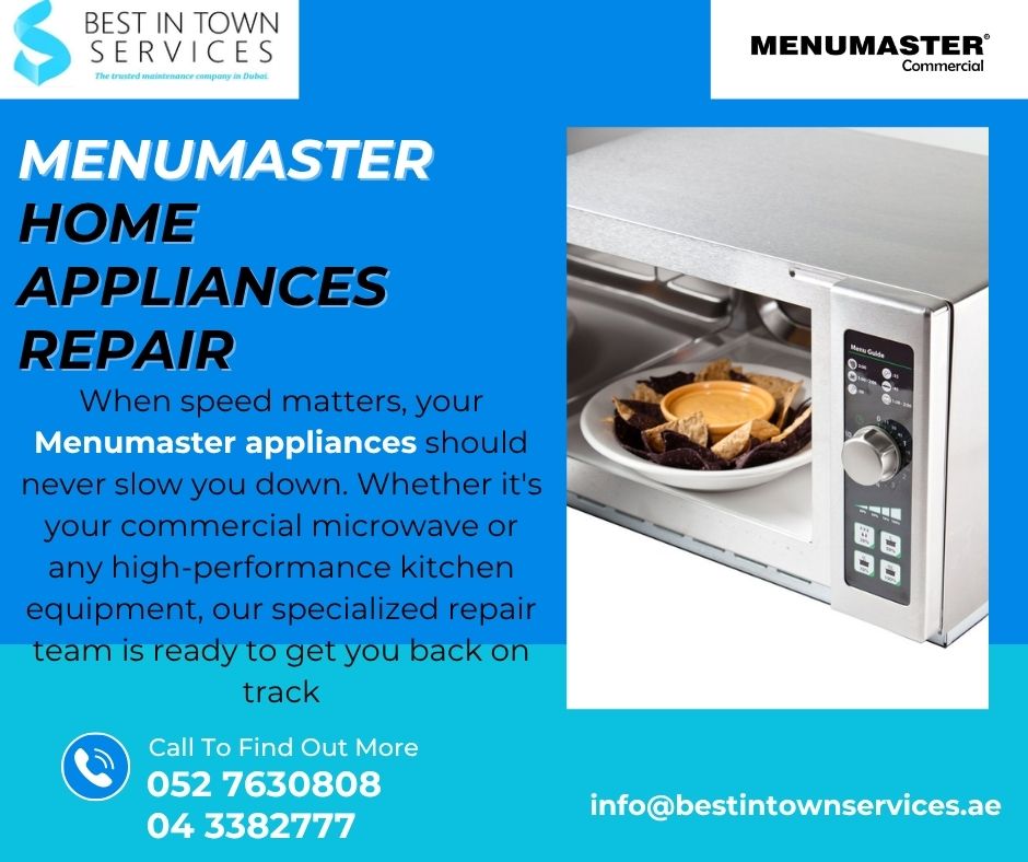 Best In Town Services – Menumaster Home Appliances Repair Services
