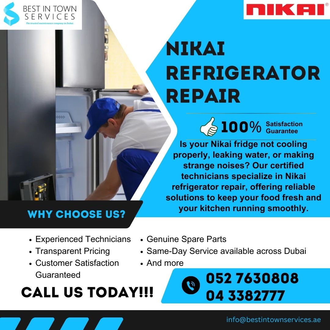 Best In Town Services – Nikai Refrigerator Repair Services