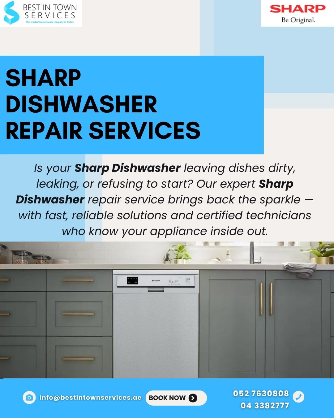 Best In Town Services – Sharp Dishwasher Repair