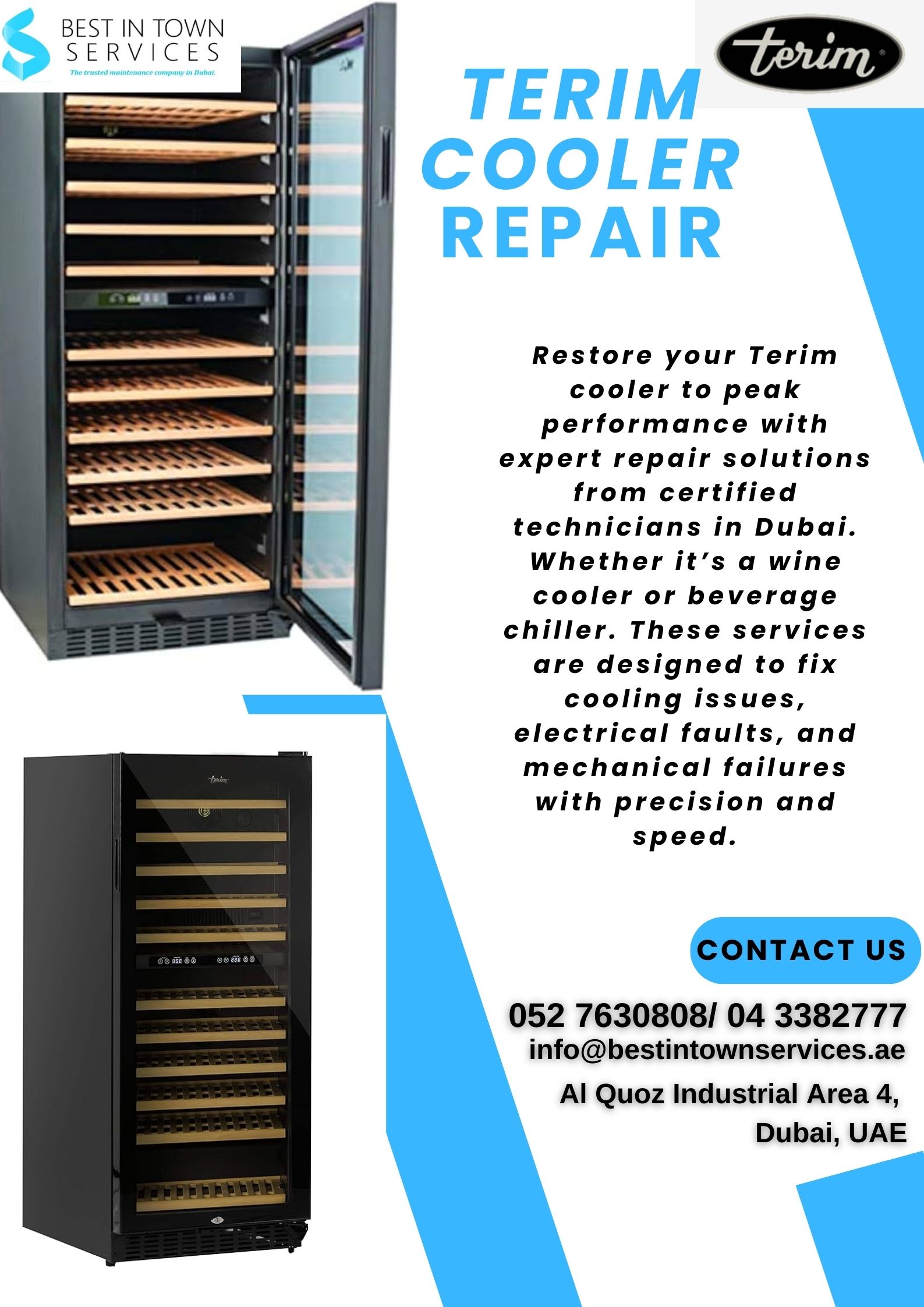 Best In Town Services – Terim Cooler Repair Services