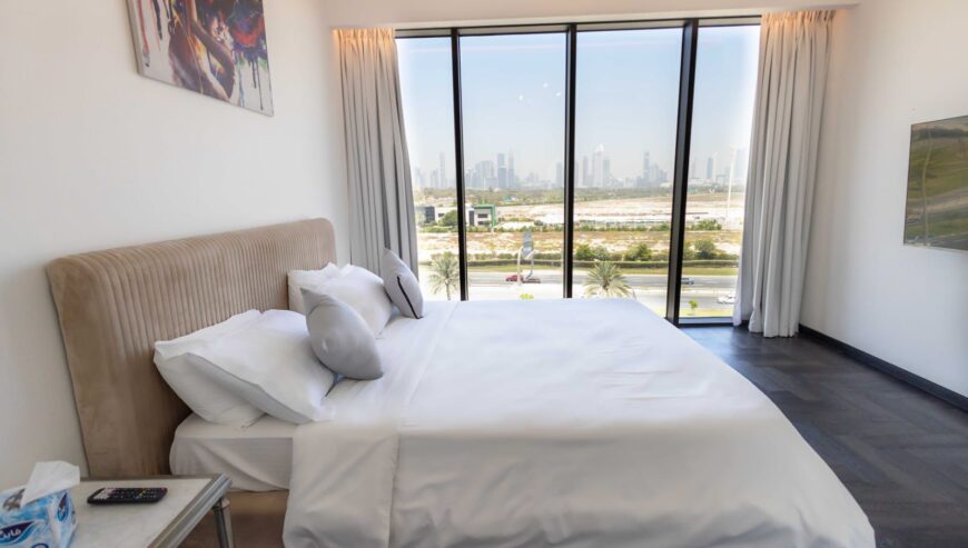 A beautiful 1BR with burj khalifa skyline view in the heart of Dubai-direct from landlord.