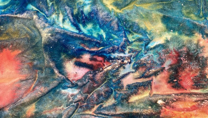 original PAINTING on canvas 380×180 cm