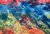 original PAINTING on canvas 380×180 cm