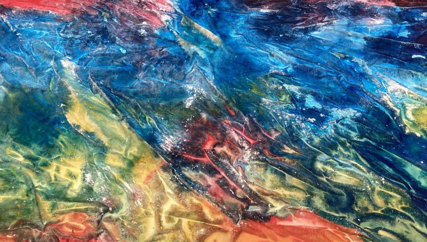 original PAINTING on canvas 380×180 cm