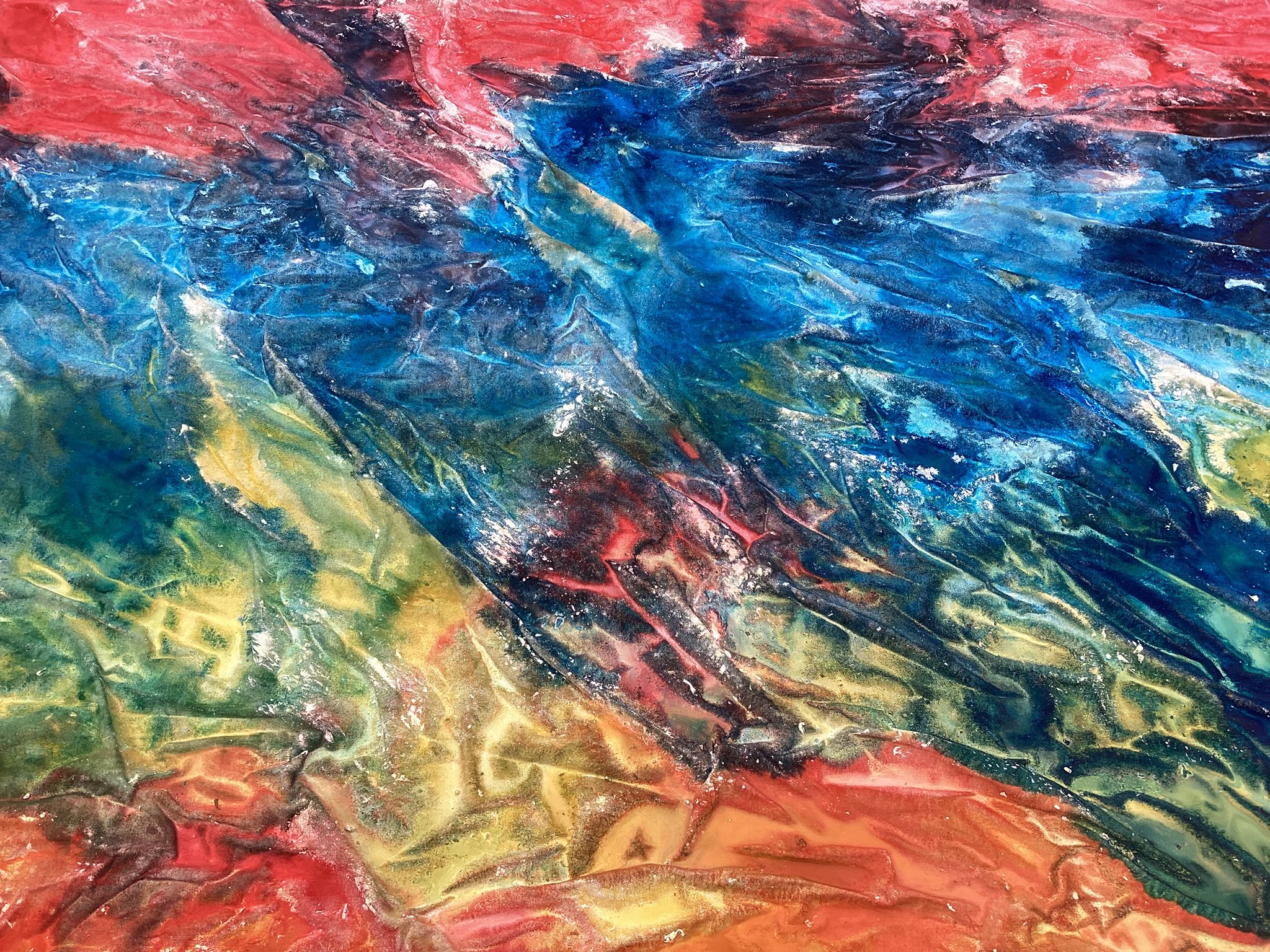 original PAINTING on canvas 380×180 cm