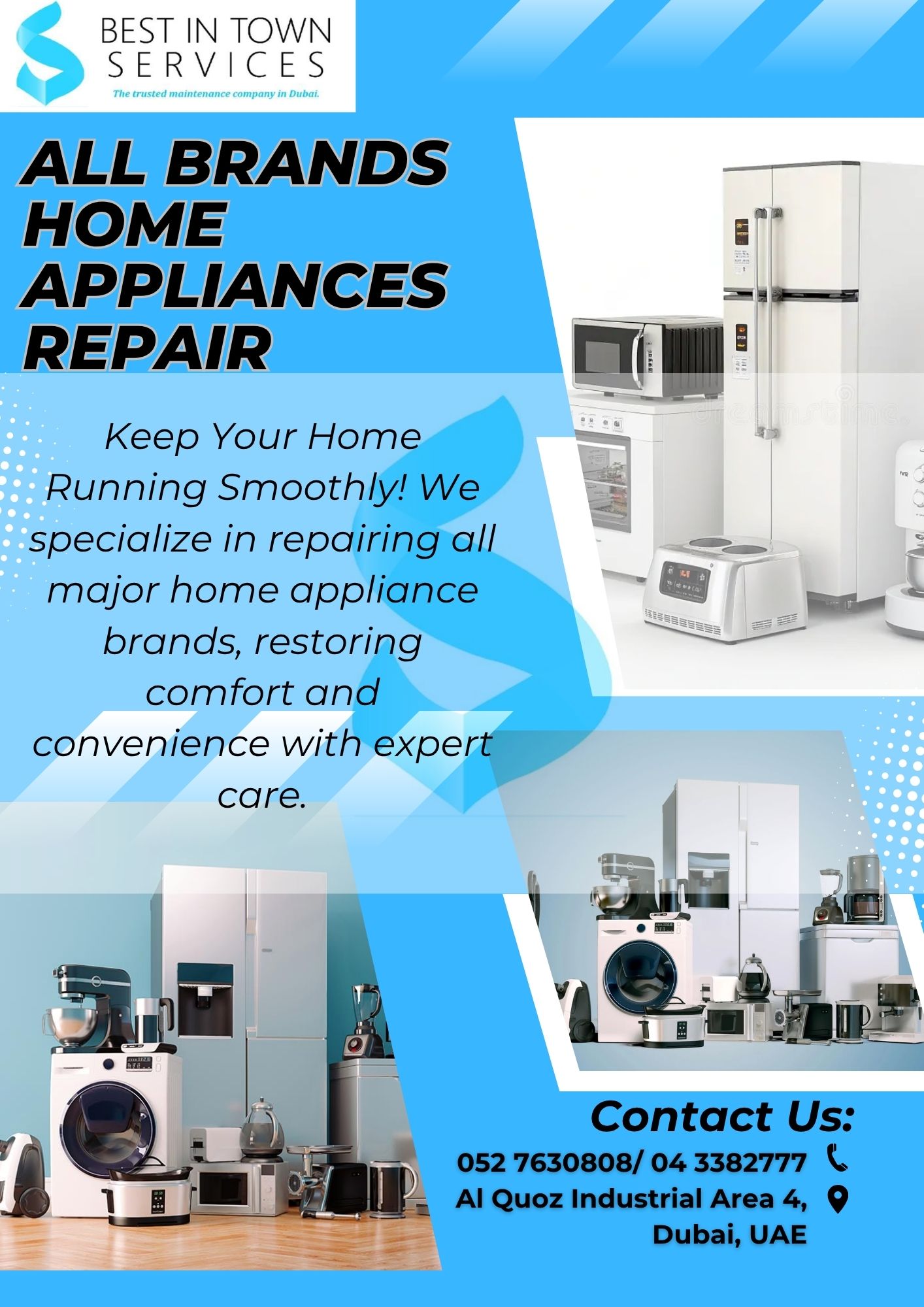All The Brands Home Appliances Repair – Best In Town