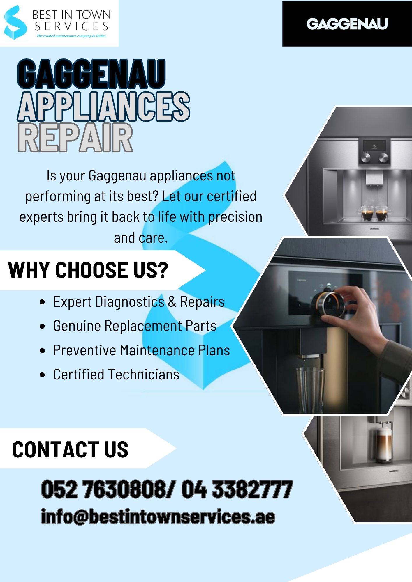 Gaggenau Home Appliances Repair Services