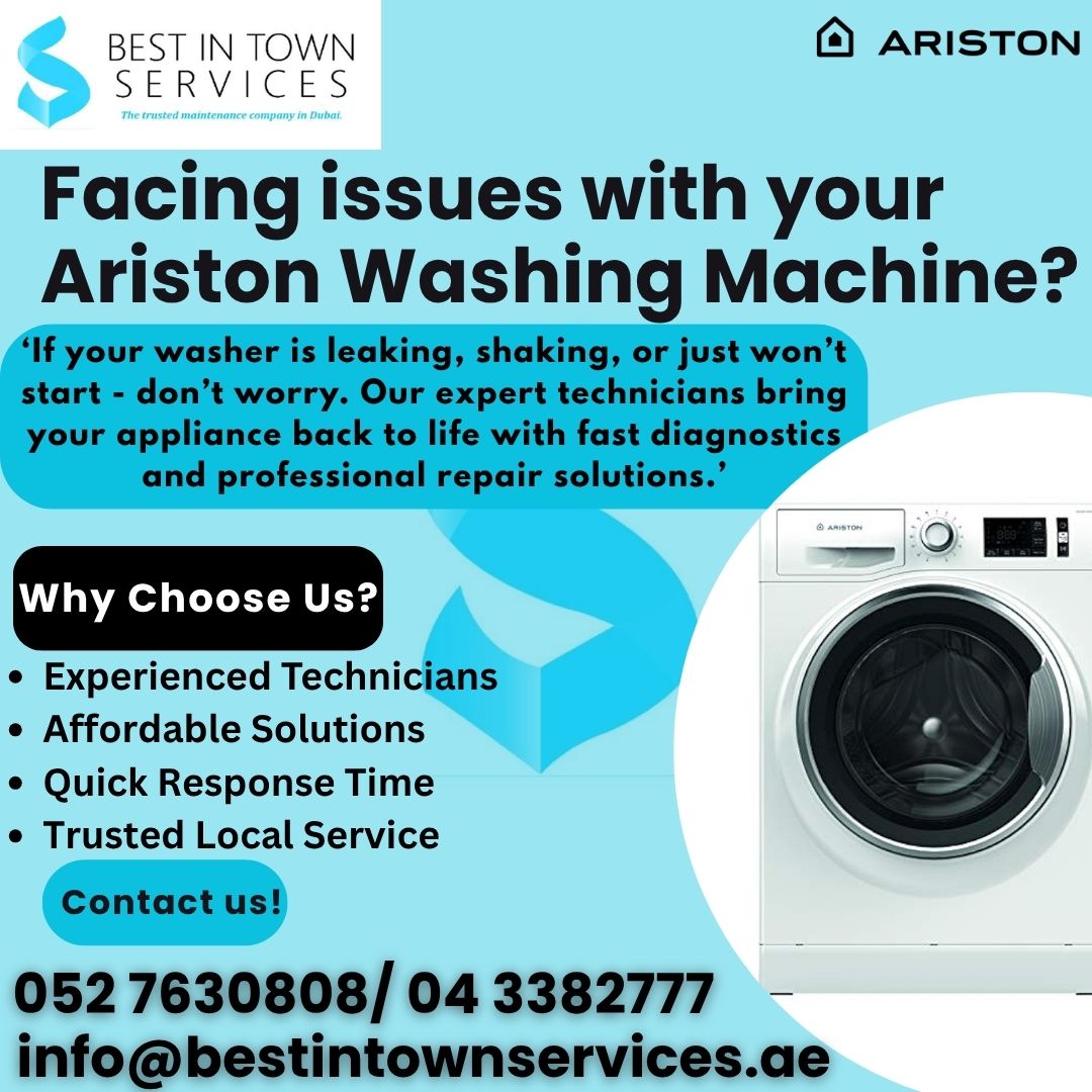 Ariston Washing Machine Repairing Services