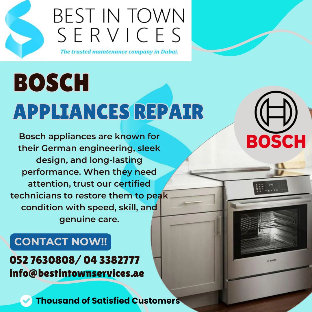Bosch Home Appliances Repair Services