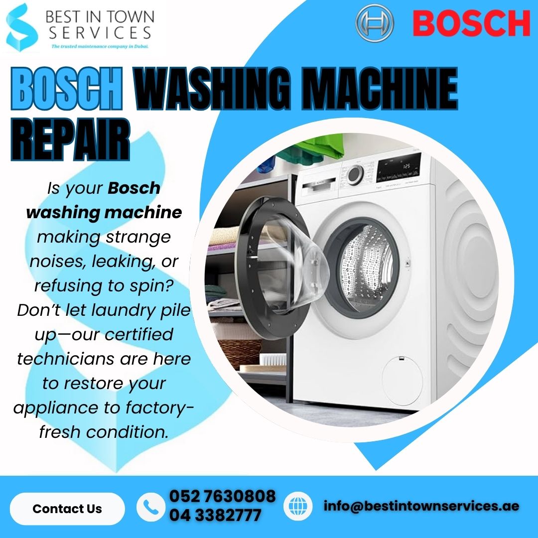 Bosch Washing Machine Repair Services