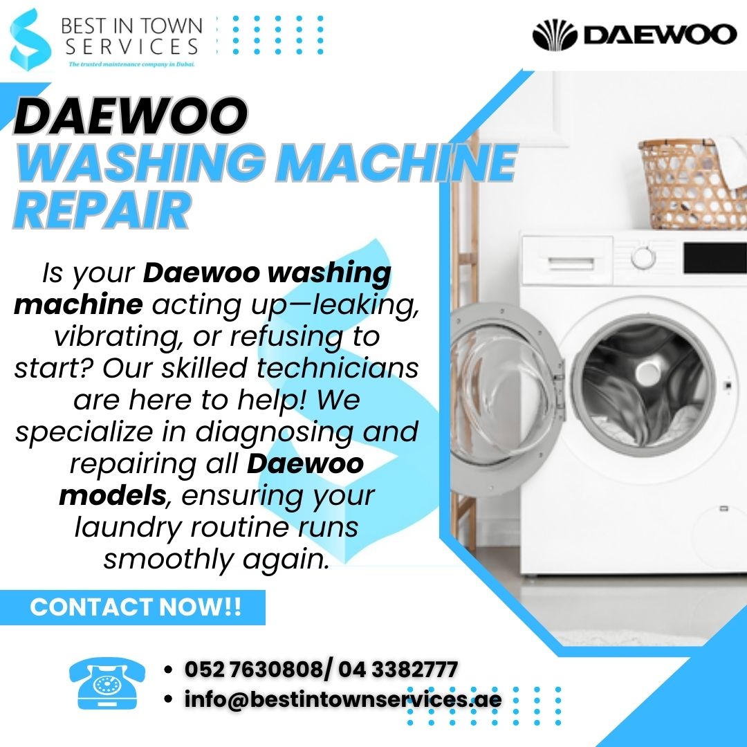 Daewoo Washing Machine Repair Services