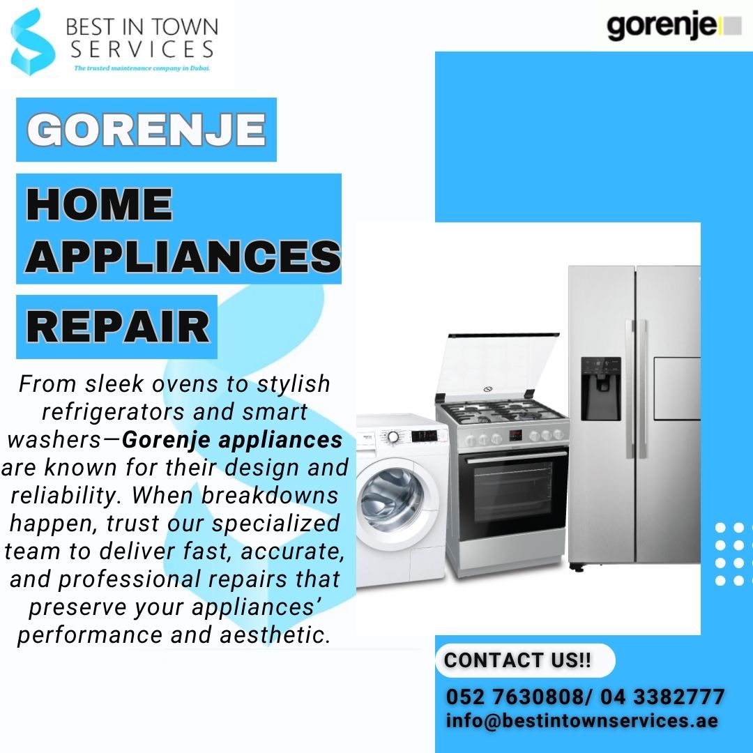 Gorenje Home Appliances Repair Services