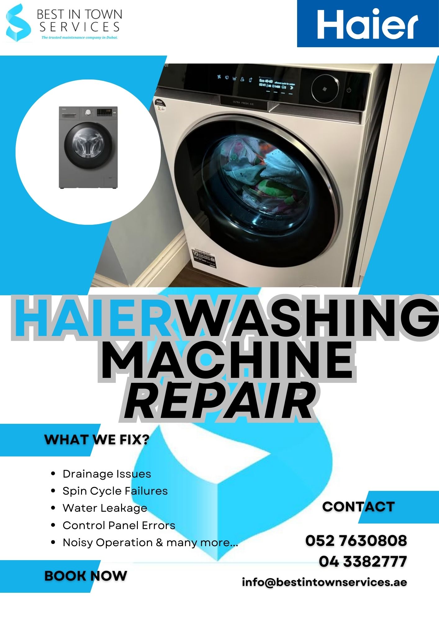 Haier Washing Machine Repair Services