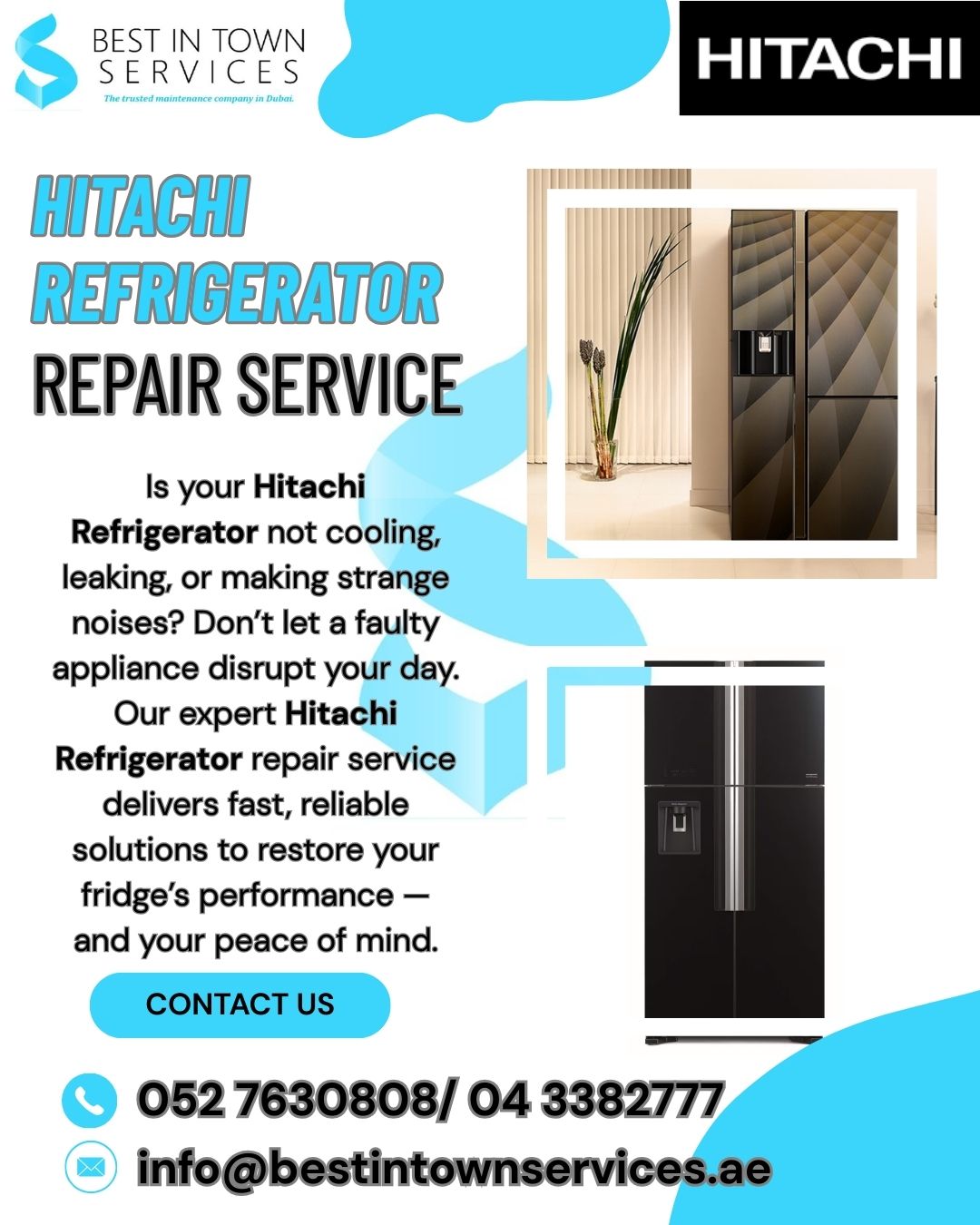 Hitachi Refrigerator Repair Services