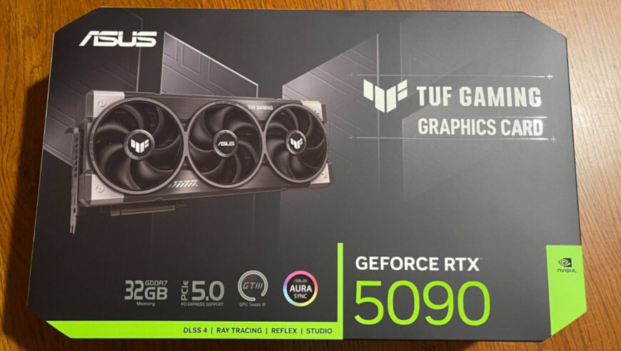 ASUS GEFORCE RTX 5090 32GB GDDR7 GRAPHICS CARD( NEW SEALED )