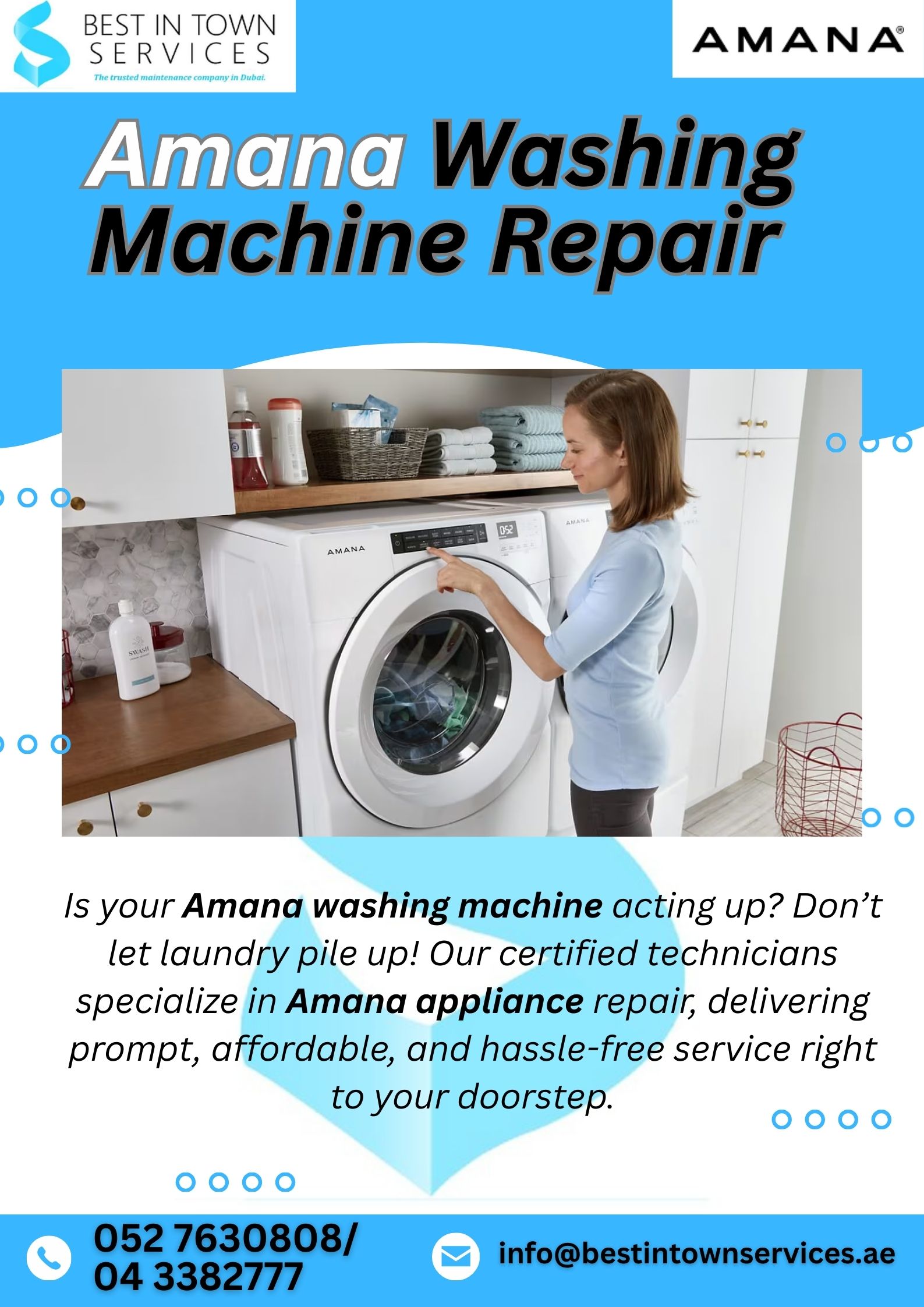 Amana Washing Machine Repair Services