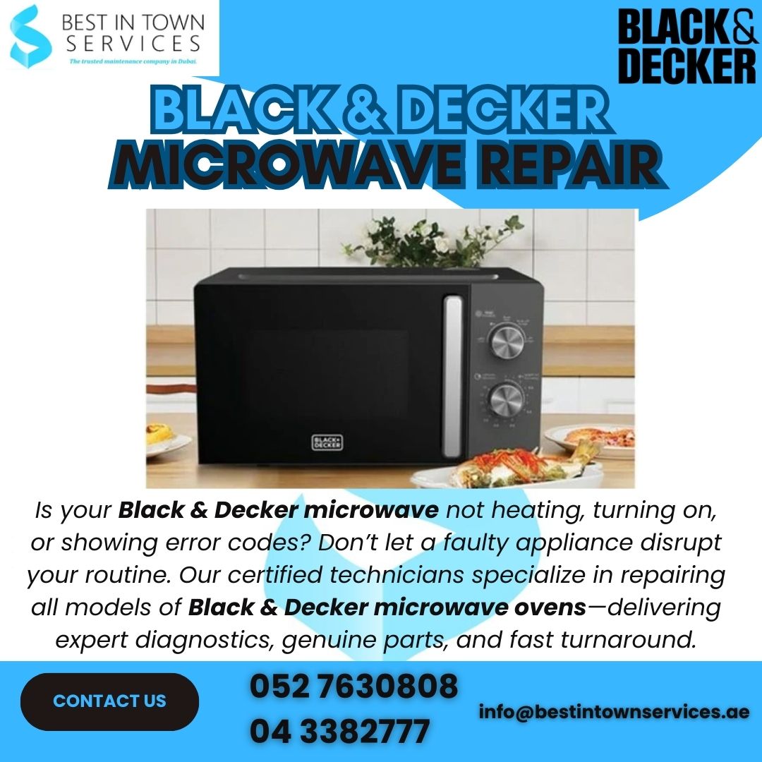 Black & Decker Microwave Oven Repair Services