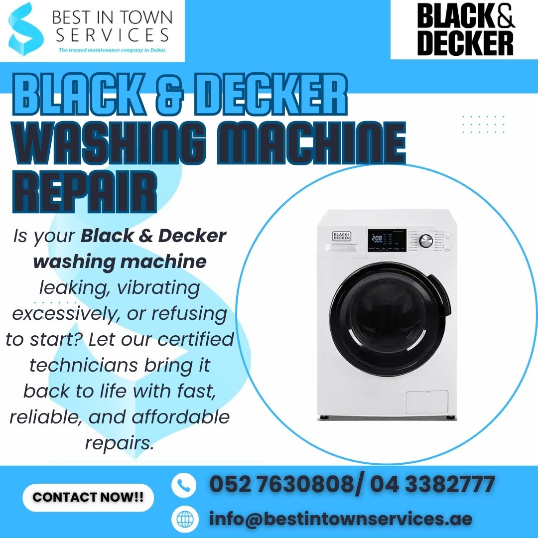 Black & Decker Washing Machine Repair Services
