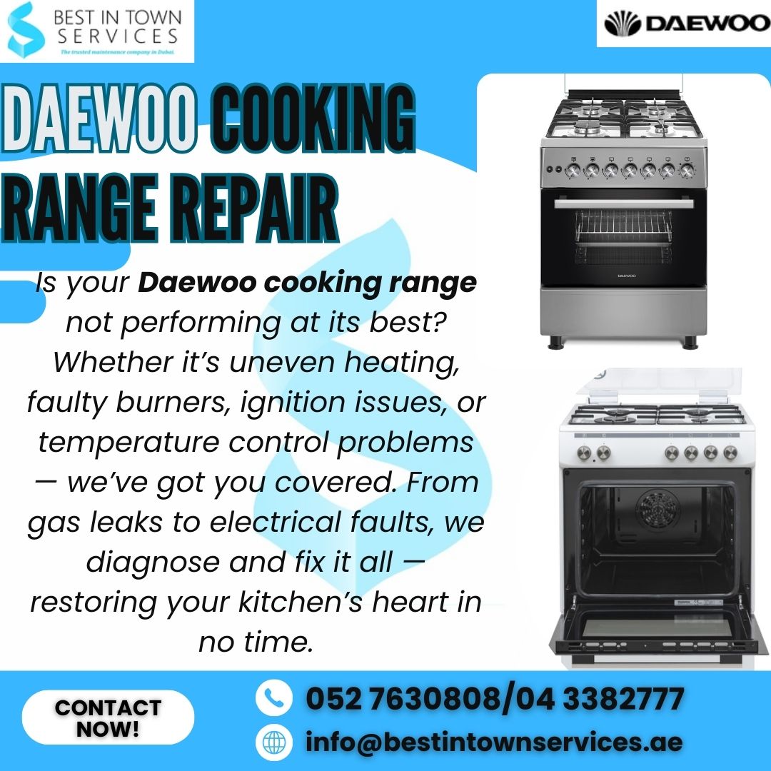 Daewoo Cooking Range Repair Services