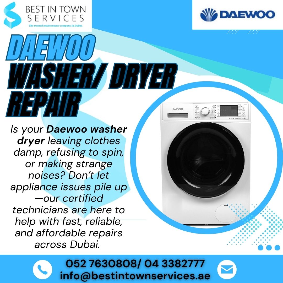 Daewoo Washer Dryer Repair Services