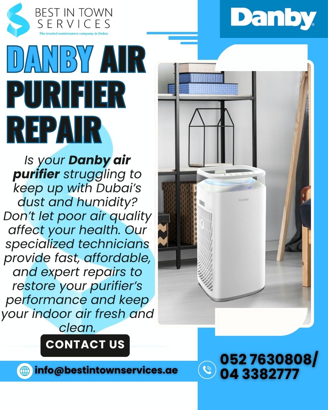 Danby Air Purifier Repair Services