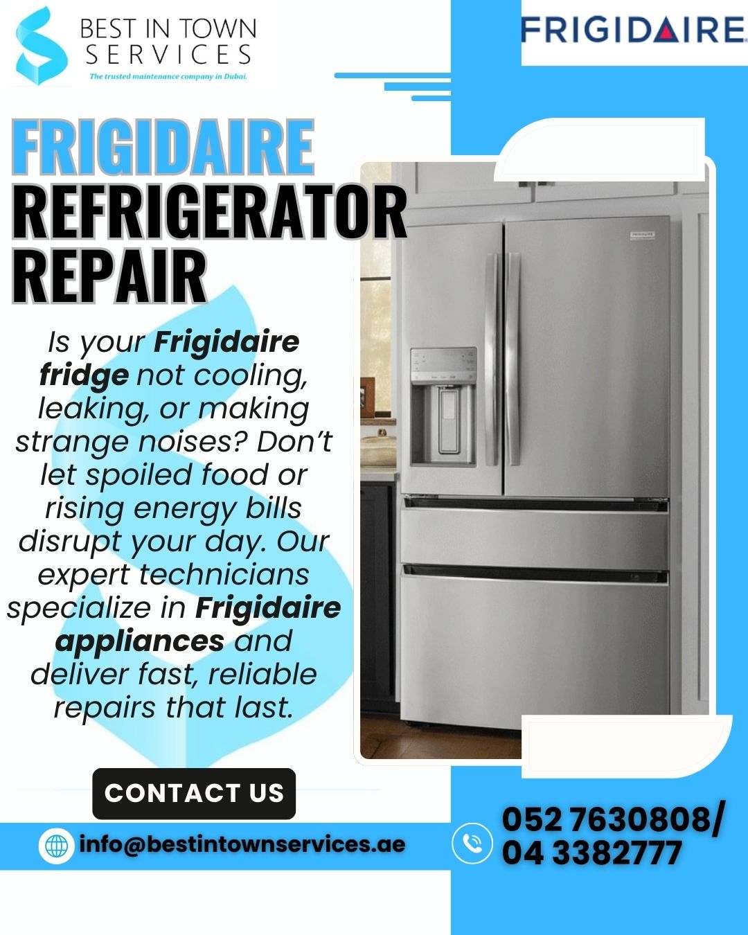 Frigidaire Refrigerator Repair Services