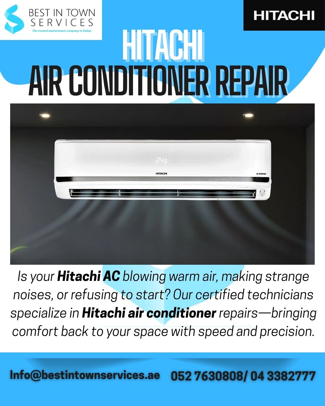 Hitachi Air Conditioner Repair Services