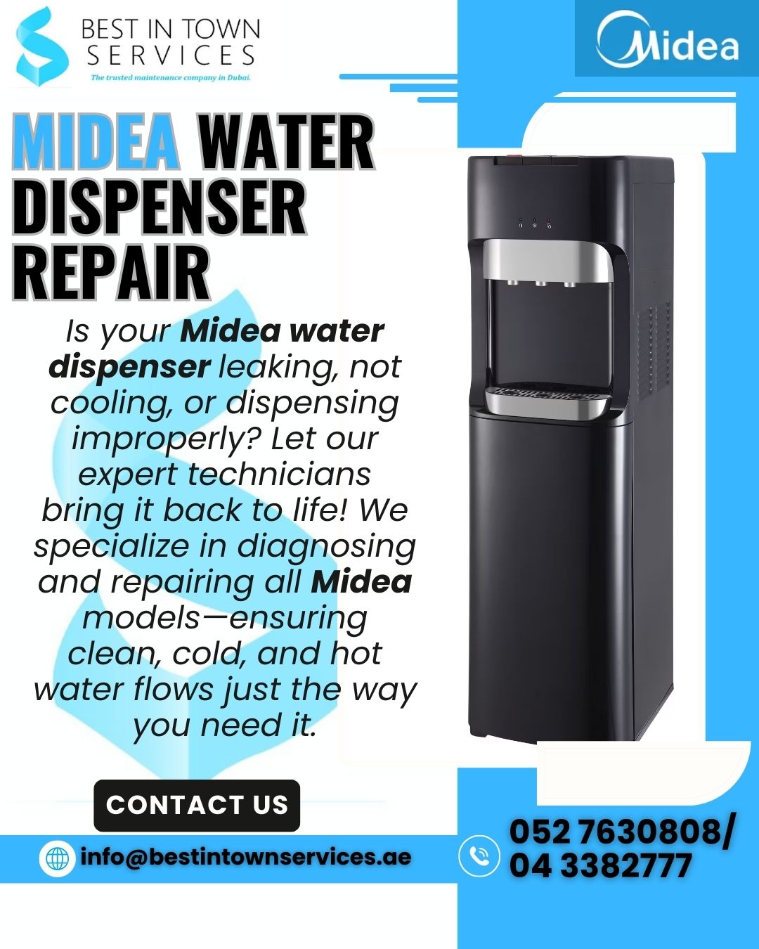 Midea Water Dispenser Repair Services