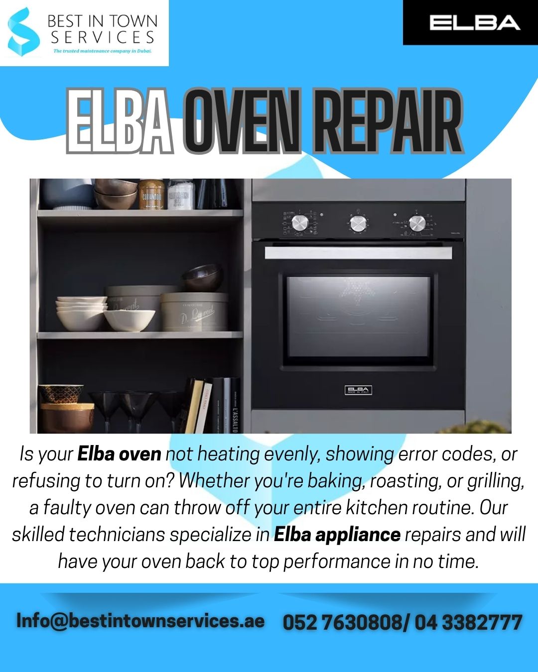 Elba Oven Repair Services