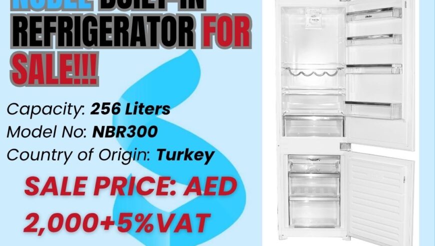 Nobel Built-in Refrigerator for Sale!!!