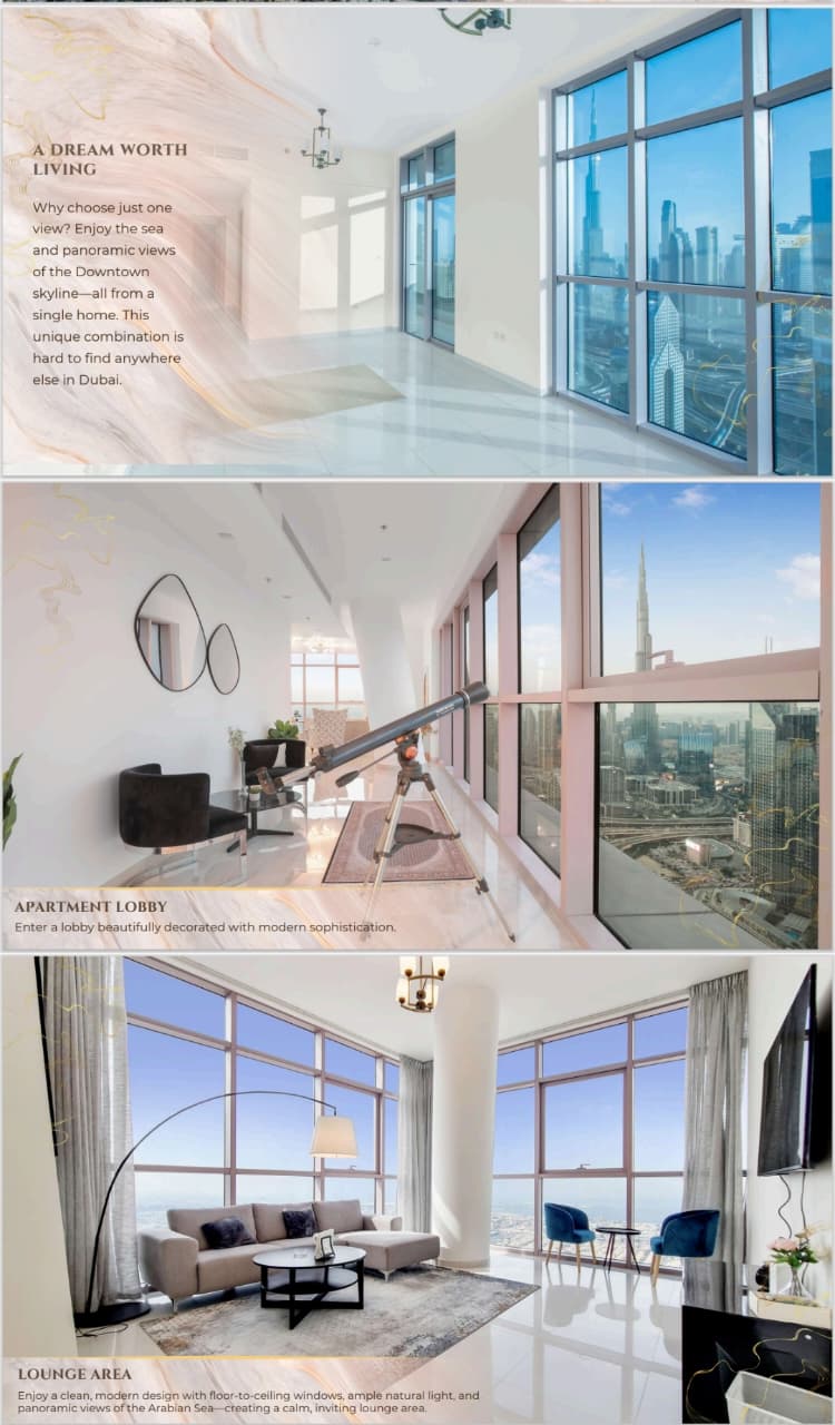 For Sale Ready to move 2-Bedroom Apartment in A A Tower, Sheikh Zayed Road