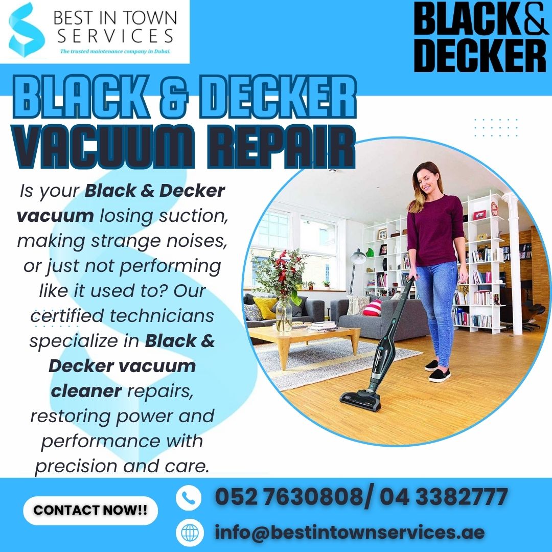 Black & Decker Vacuum Cleaner Repair Services