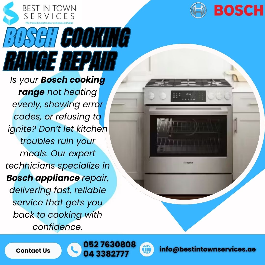 Bosch Cooking Range Repair Services