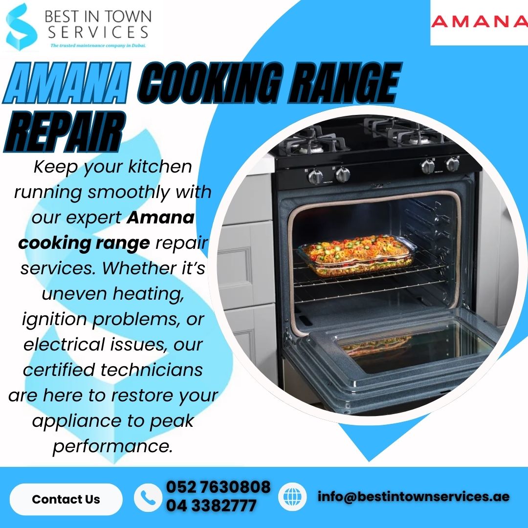 Amana Cooking Range Repair Services