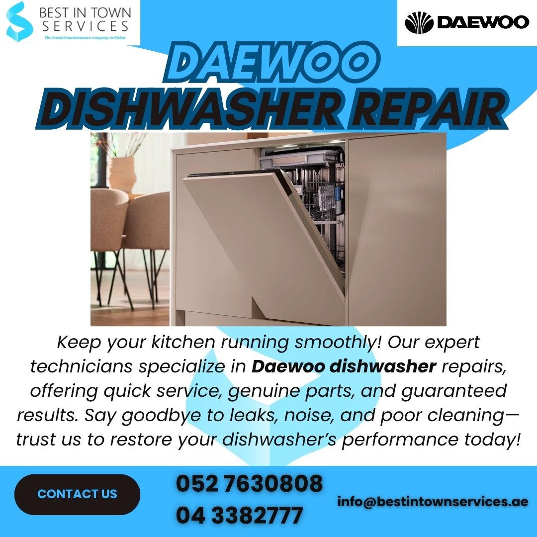 Daewoo Dishwasher Repair Services