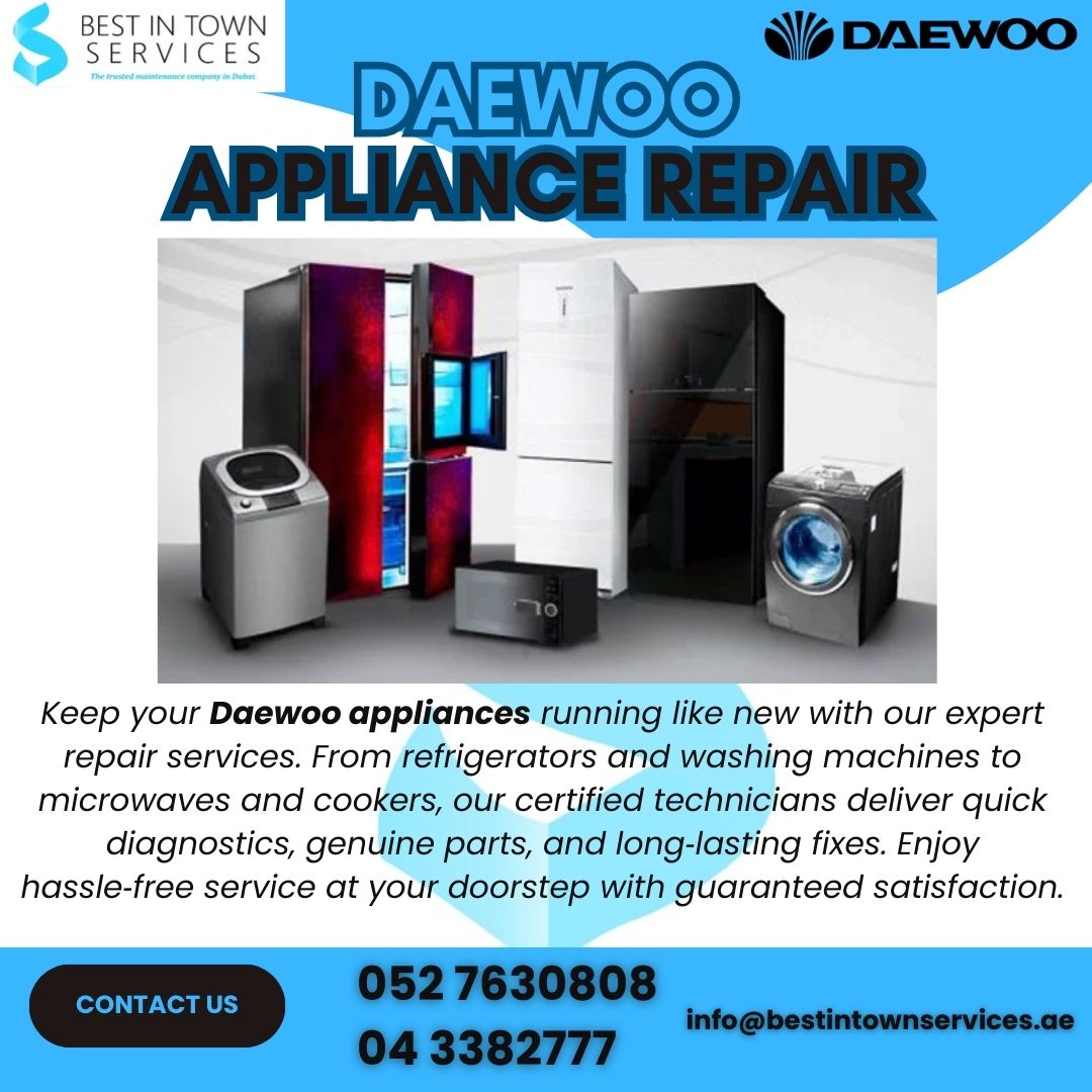 Daewoo Home & Kitchen Appliances Repair Services