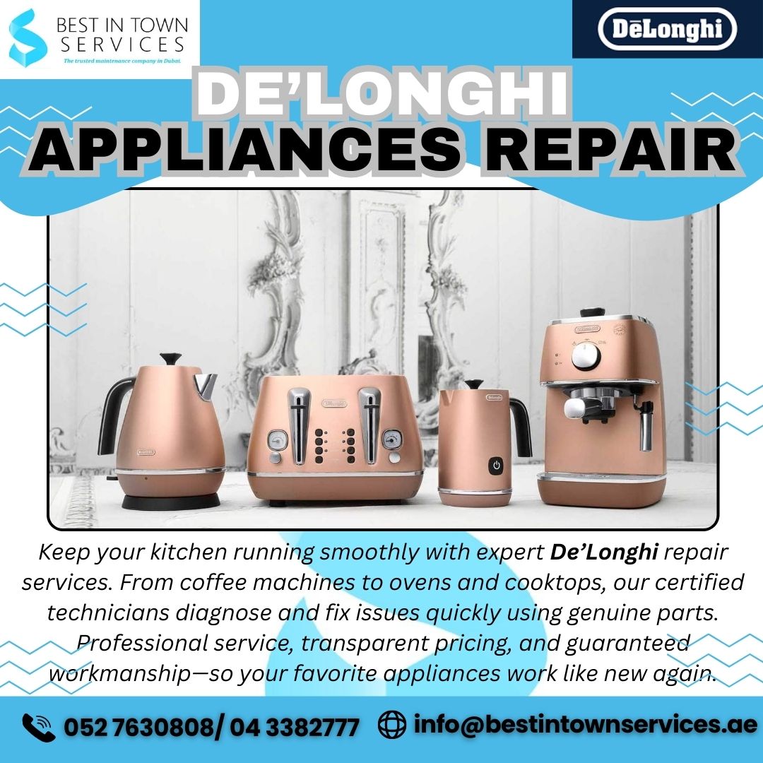 De’Longhi Kitchen Appliances Repair Services