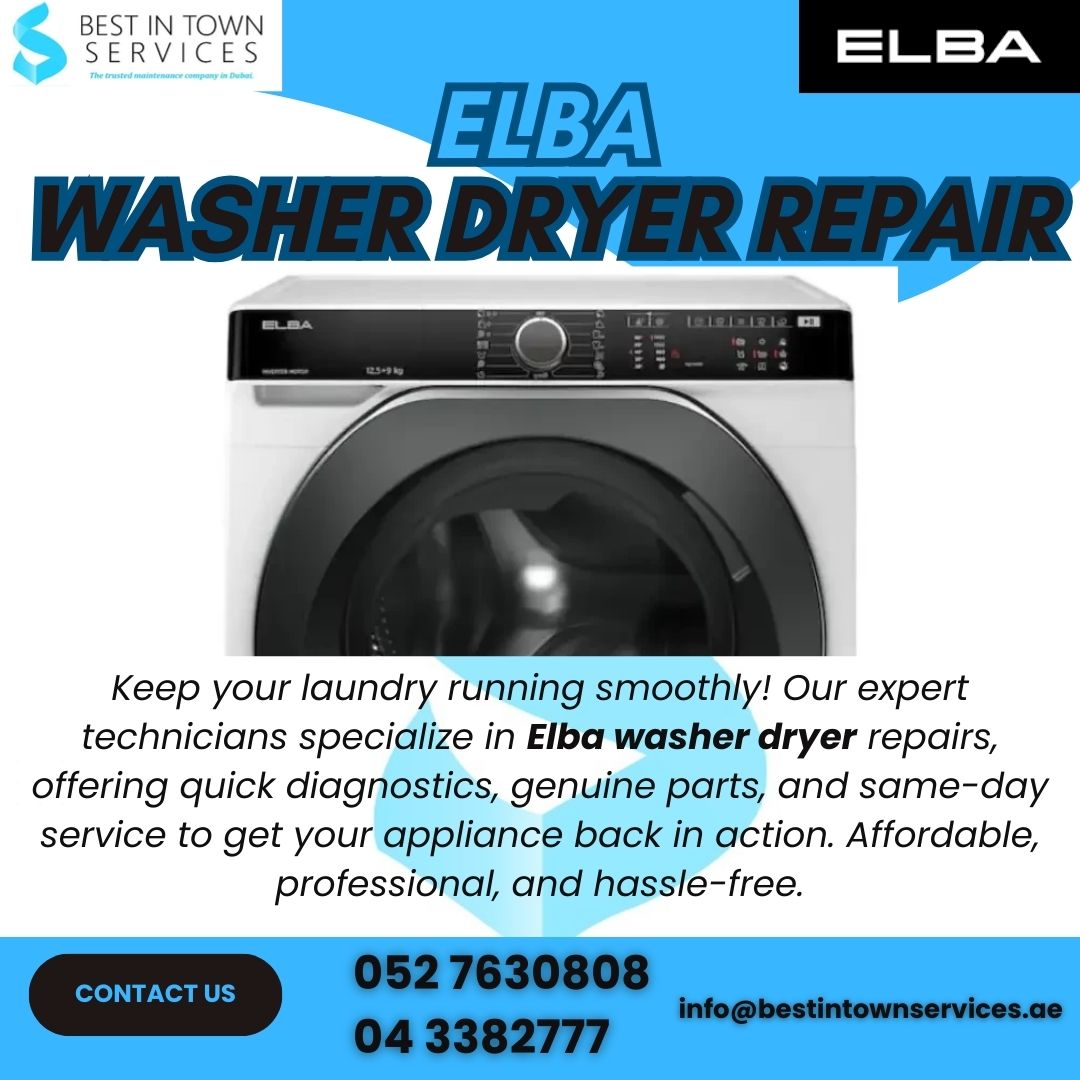 Elba Washer Dryer Repair Services