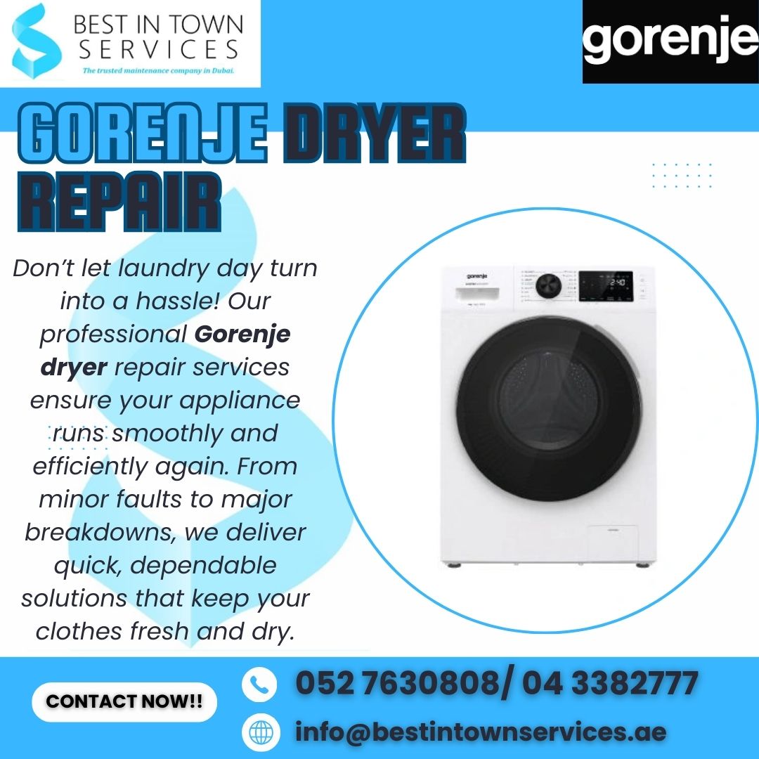 Gorenje Dryer Repair Services