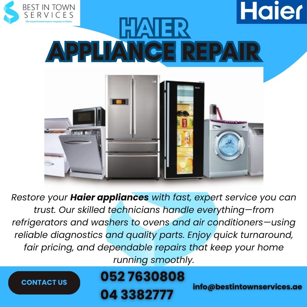 Haier Home & Kitchen Appliances Repair Services