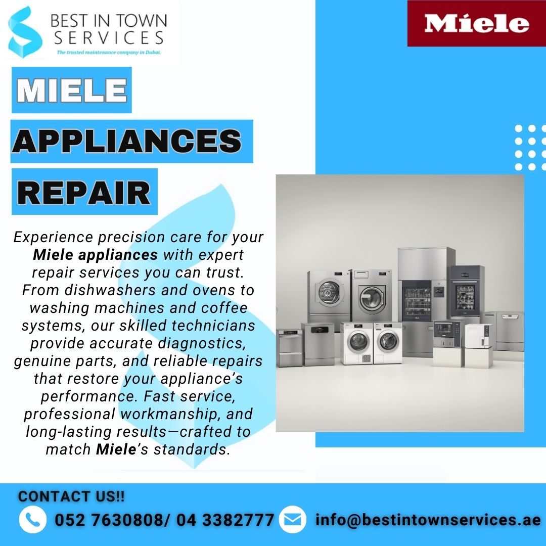 Miele Home & Kitchen Appliances Repair Services