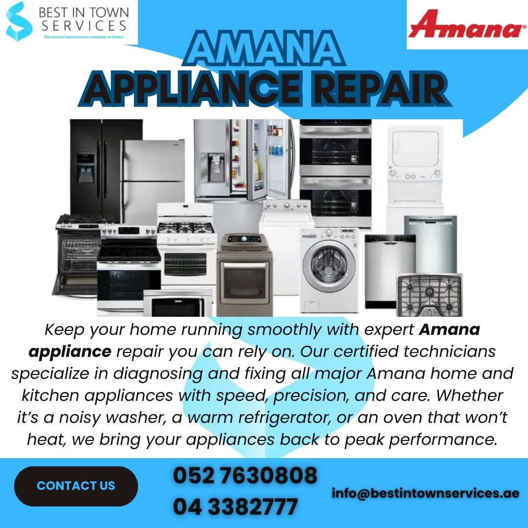 Amana Home & Kitchen Appliances Repair Services